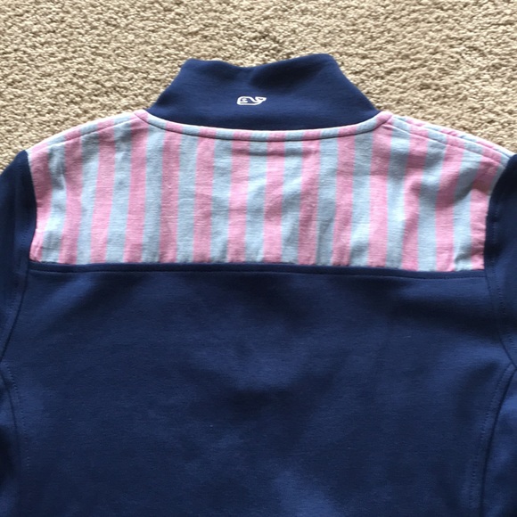 NWT Vineyard Vines XS Navy Blue 1/4 ZIP - Picture 4 of 4